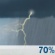 This Afternoon: Showers and thunderstorms likely. Mostly cloudy, with a high near 82. Southeast wind around 5 mph. Chance of precipitation is 70%. This Afternoon: Showers And Thunderstorms Likely